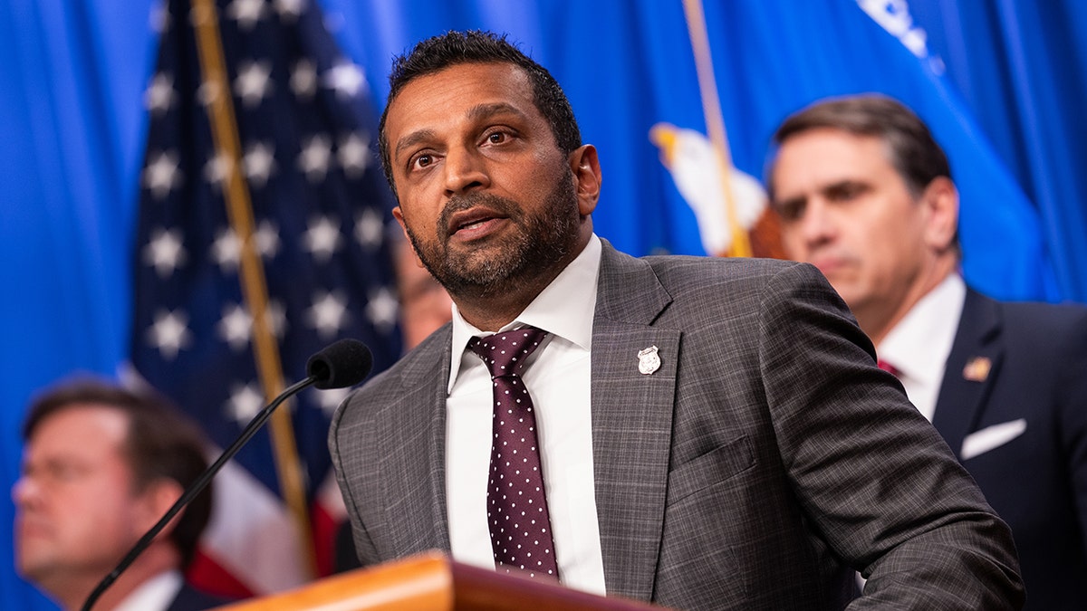 Department Of Justice And International Law Enforcement Hold News Conference