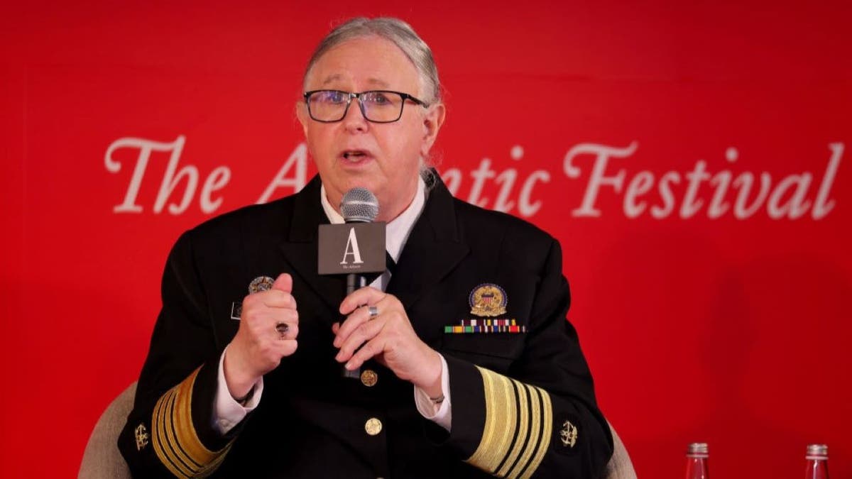 Rachel Levine speaks to a crowd