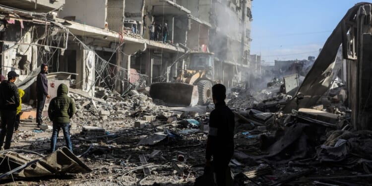 Devastation in Gaza.