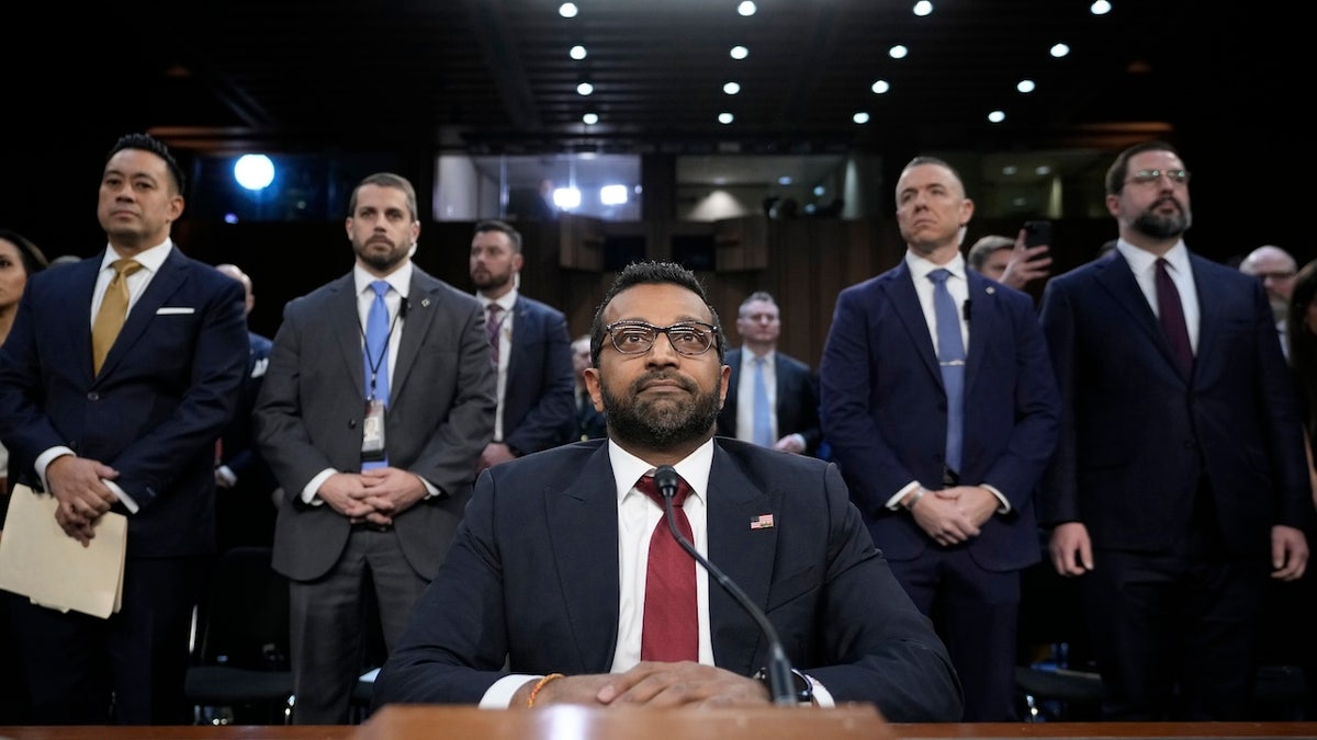 Kash Patel, President Donald Trump's choice to be director of the FBI, arrives for his confirmation hearing before the Senate Judiciary Committee at the Capitol in Washington, Thursday, Jan. 30, 2025. (AP Photo/Ben Curtis)