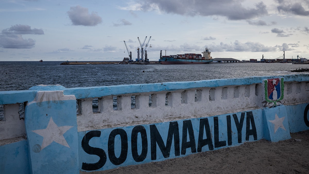 View of Mogadishu port, Somalia