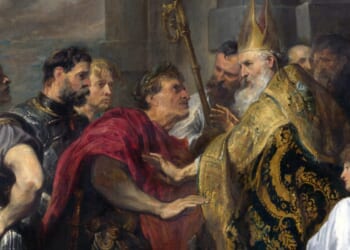 Jesus Heals the Bruises Left by His Blows