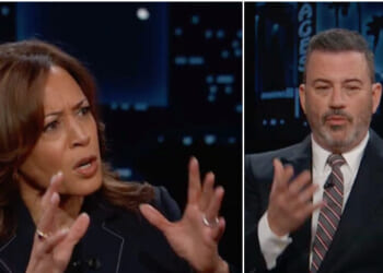 Kamala Harris Struggles to Explain to Kimmel Why Biden was 'Right' to Not Push DoJ to Release the Epstein Files