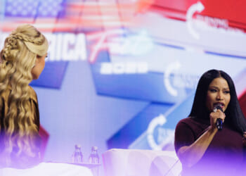 Rap Megastar Nicki Minaj Takes the Stage at Turning Point USA's AmericaFest