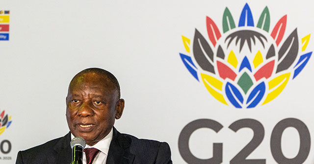 South Africa Wants ‘Break’ from G20 Under Trump’s Leadership