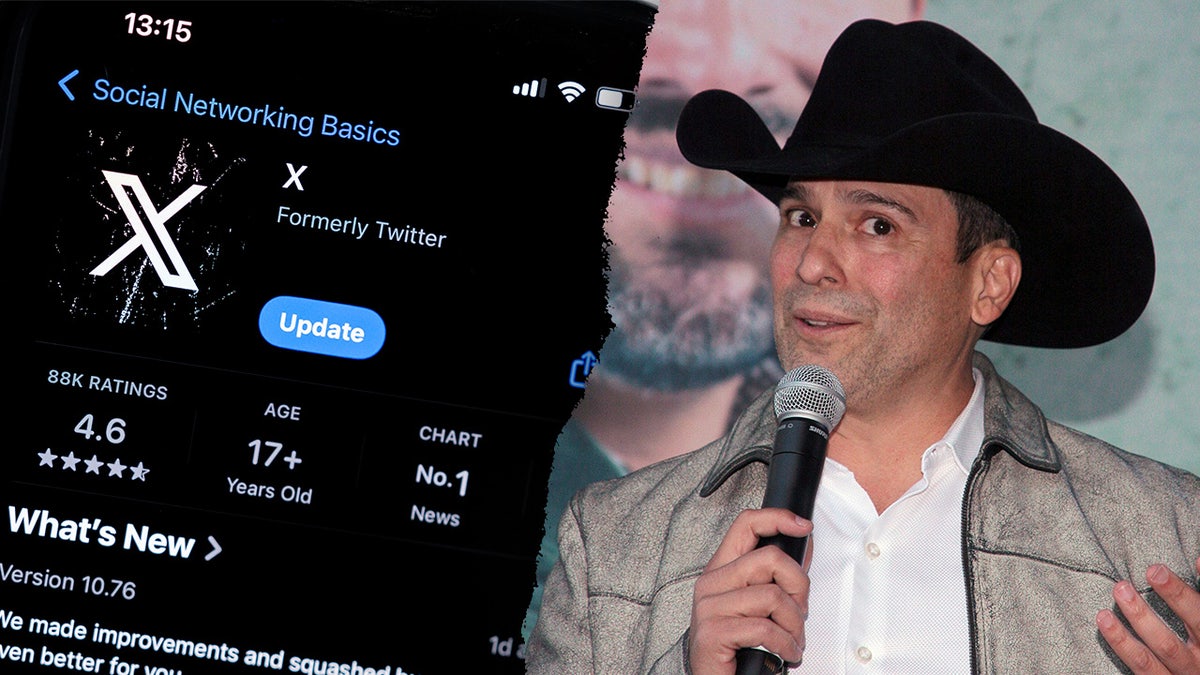 A side-by-side image of the X logo and Bobby Pulido