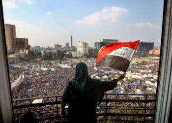 Arab Spring protest in Egypt in 2013.