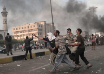 Protests in Egypt after the Arab Spring.