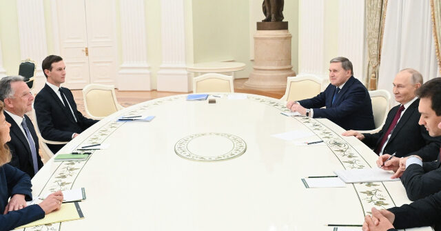 Trump Envoys Meet with Putin in Moscow