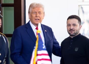 President Donald Trump welcomes Ukrainian President Volodymyr Zelenskyy to the White House to sign a deal granting the US access to Ukraine's rare minerals.