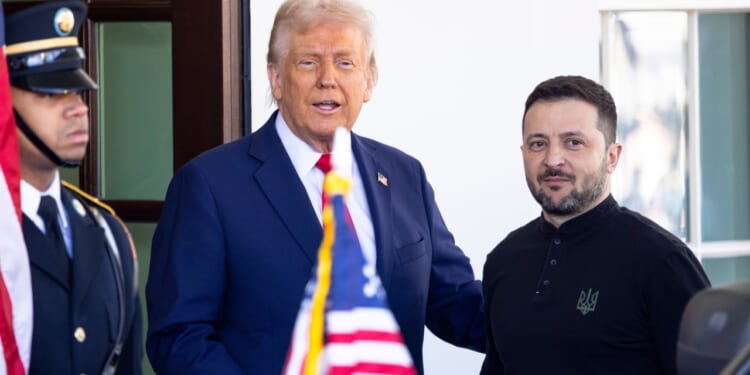 President Donald Trump welcomes Ukrainian President Volodymyr Zelenskyy to the White House to sign a deal granting the US access to Ukraine's rare minerals.
