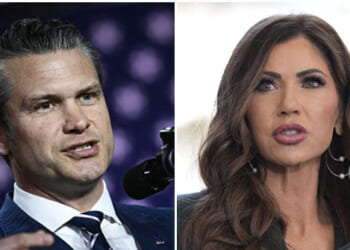 Trump Sinks Anonymous Reports by Reaffirming Support for Hegseth, Noem