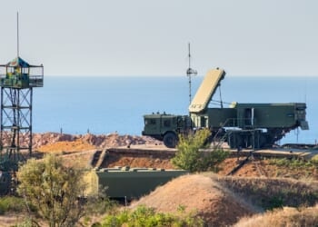 A Turkish S-400 missile system.