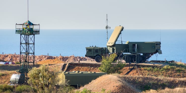 A Turkish S-400 missile system.