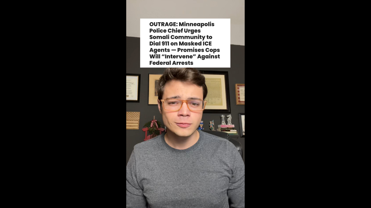 Victor Reacts: Is the Minneapolis Police Chief Trying to Have a Stand-off with ICE? (VIDEO) | The Gateway Pundit