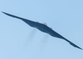 A B-2 Spirit in flight.