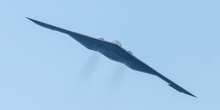 A B-2 Spirit in flight.