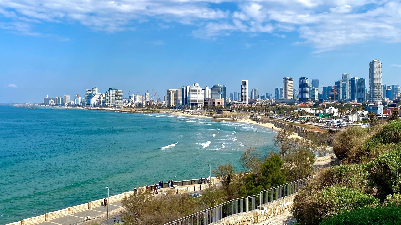 A view of Tel Aviv's skyline.