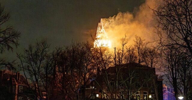 Fire Engulfs Historic Amsterdam Church on New Year's Eve