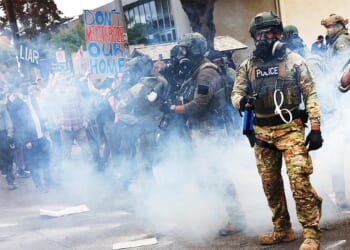 DHS sued over tear gas affecting Oregon homes near ICE facility protests