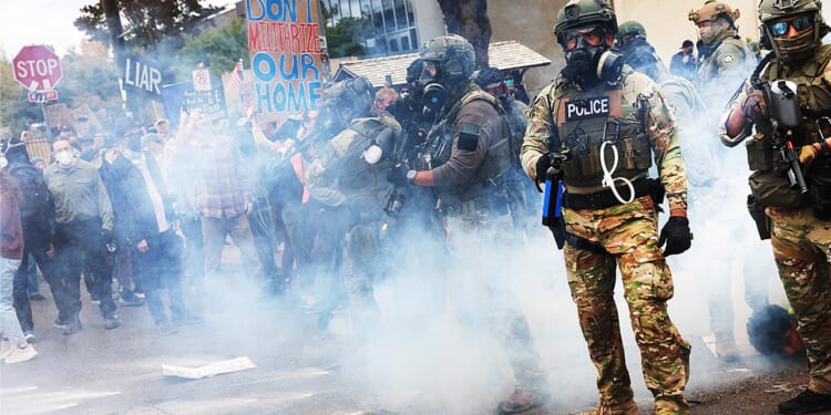 DHS sued over tear gas affecting Oregon homes near ICE facility protests