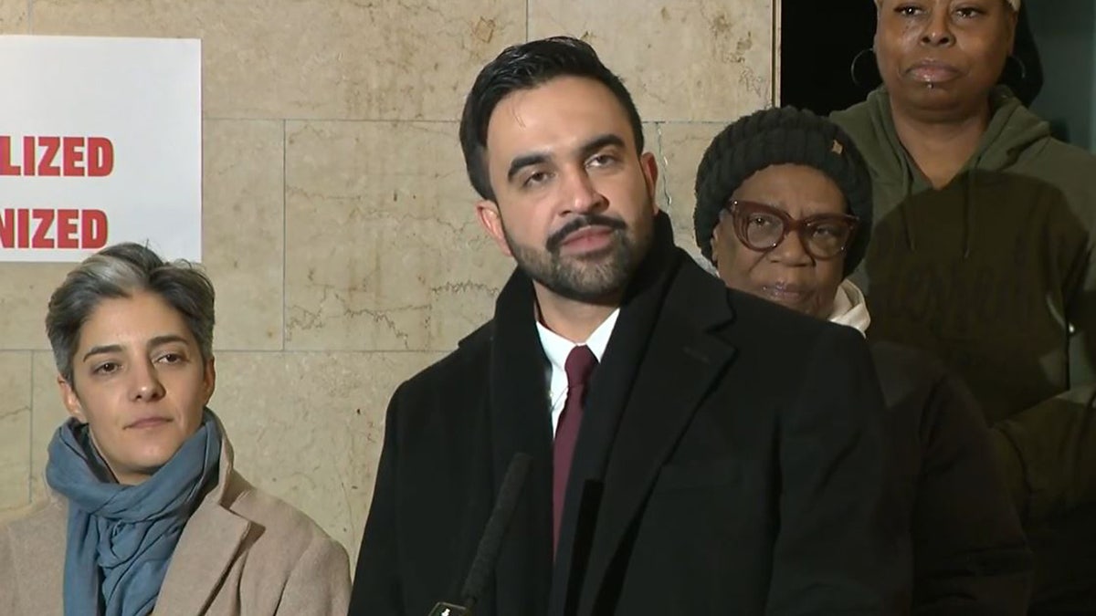 New York City Mayor Zohran Mamdani announces his first executive orders, Thursday, Jan. 1, 2026, in New York,