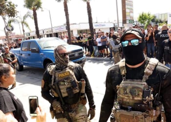 Eric Swalwell Pledges to Revoke Licenses of Masked ICE Agents if Governor