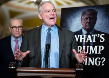 Tim Kaine pushes war powers resolution on Trump's military action in Venezuela