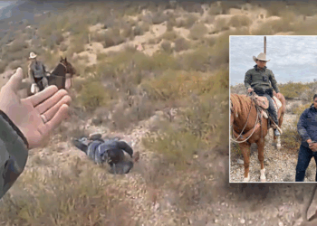 Horse-mounted Texas troopers nab previously deported child predator at border