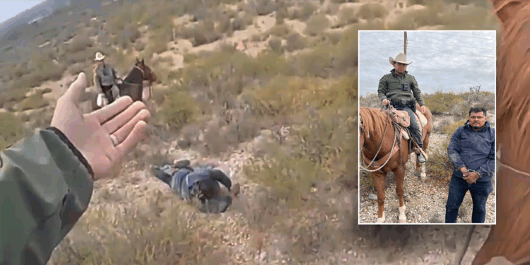Horse-mounted Texas troopers nab previously deported child predator at border