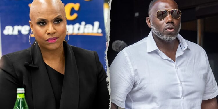 'Squad' lawmaker's ex-con husband swats phone from interviewer trying to question wife