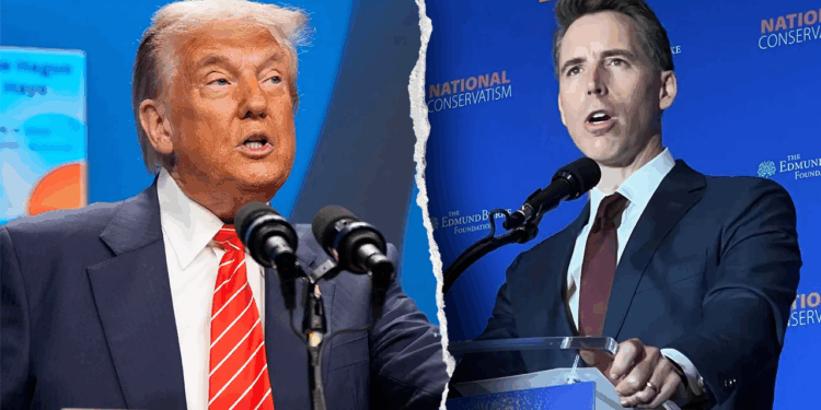 Hawley again breaks with Trump, this time on Venezuela