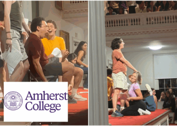 ‘Seeking Removal of the Photos’: Amherst College Demands Free Beacon Edit Photos, Videos of Students Performing in Official Sexual Ceremony. It Was Less Concerned When a Conservative Student Got a Death Threat.