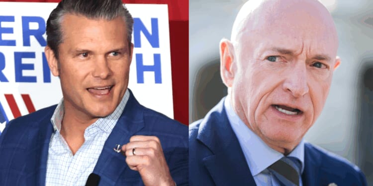 Sen. Mark Kelly responds to censure from Pete Hegseth with a lawsuit