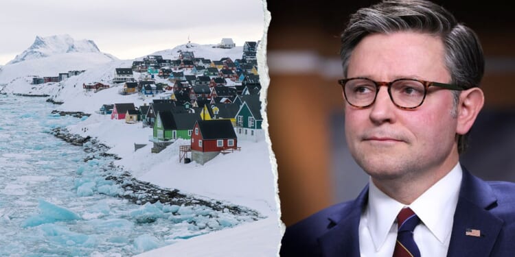 House Speaker Mike Johnson rejects military intervention in Greenland