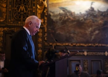 Tim Walz, Who Called ICE the 'Modern-Day Gestapo,' Tells Trump To 'Turn the Temperature Down'