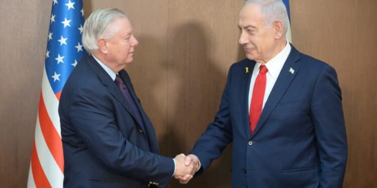 Lindsey Graham is going to Israel to meet with Israel's Benjamin Netanyahu again