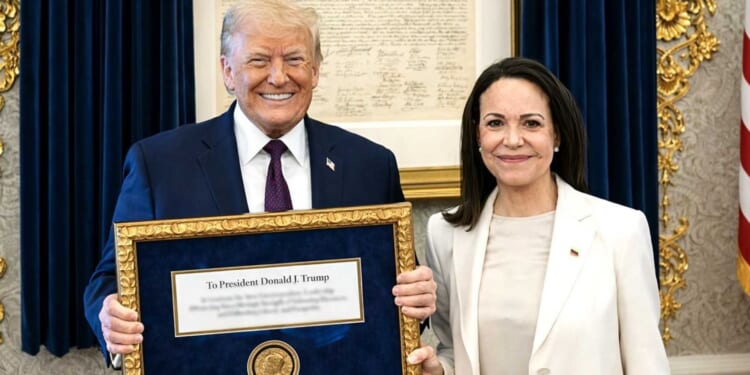 Venezuelan freedom fighter honors Trump: Machado insists 'he deserves' Nobel Prize after capture of dictator Maduro