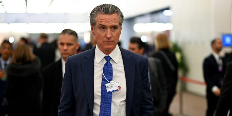 Gov Gavin Newsom slams world leaders rolling over for Trump at Davos