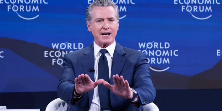 Newsom targets Trump at Davos World Economic Forum with viral political stunts