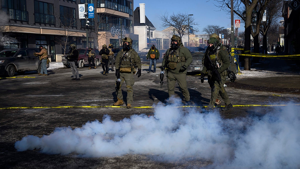 Federal agents watching protesters