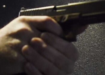 'I have a gun; don't move!' Concealed carrier protecting his wife and kids confronts burglar — and shocked crook wises up.