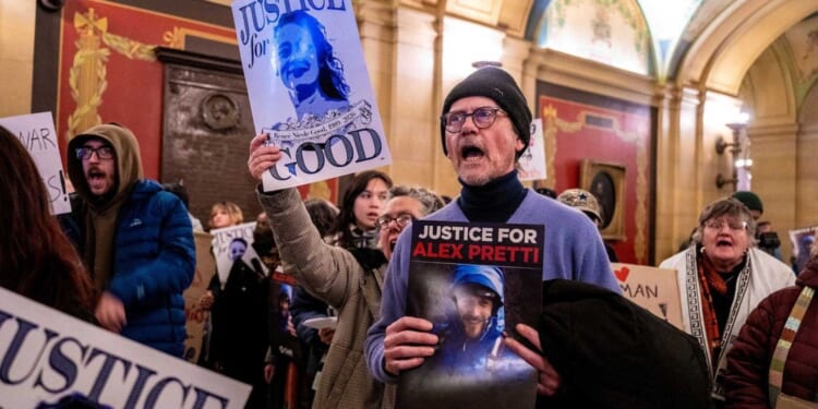 CAIR leads anti-ICE protest outside office of Tim Walz at Minnesota state capitol