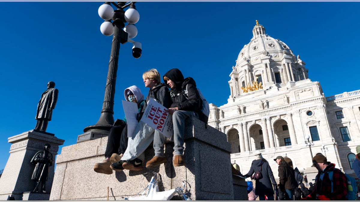 student protesters in Minnesota
