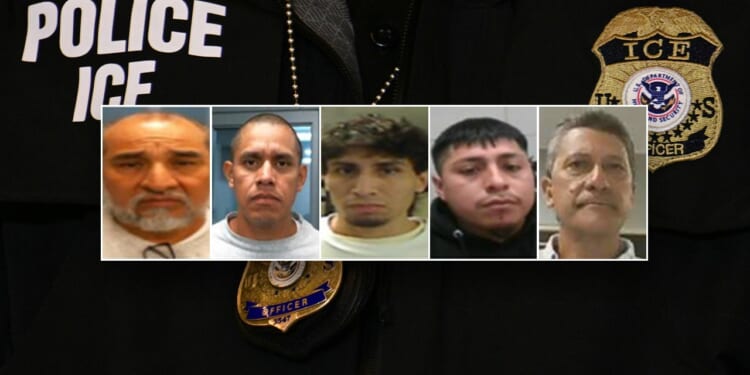 ICE arrests 5 illegal immigrants convicted of violent crimes in 24 hours