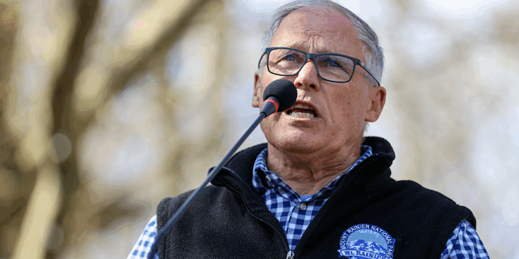 Gov Jay Inslee demands Congress ban ICE from polling places nationwide