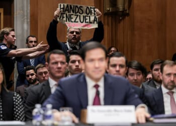 Secretary of State Rubio's hearing disrupted; protester arrested at Senate