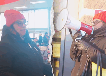 Chicago Teachers Union films Target protest over ICE enforcement policies