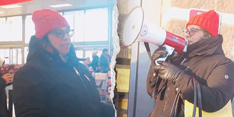 Chicago Teachers Union films Target protest over ICE enforcement policies