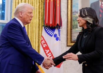 President Trump says why Tulsi Gabbard was at election facility in Georgia
